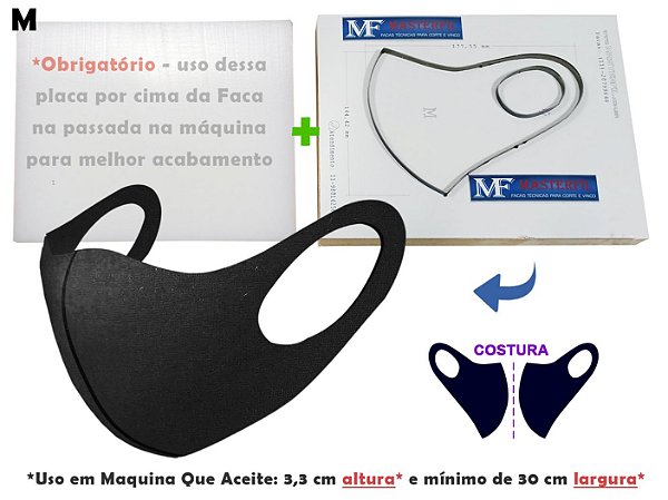 Faca Molde de Máscara Ninja