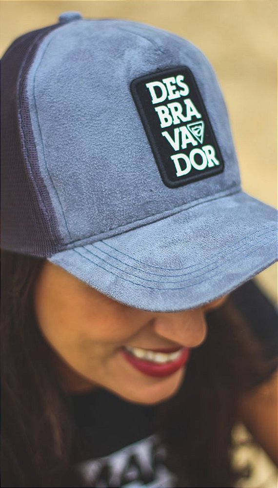 Boné trucker - Desbravadores (CINZA)