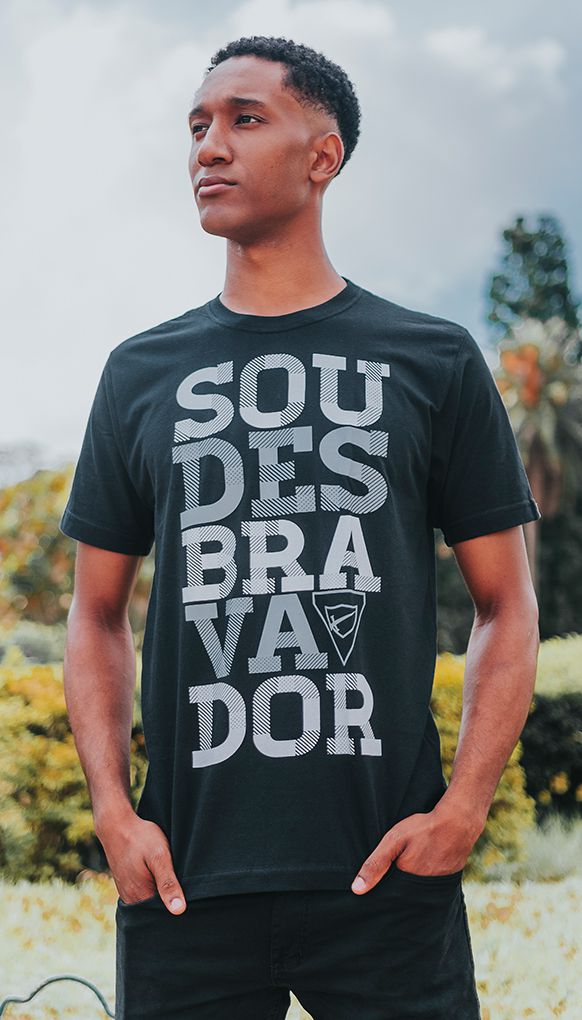 Camiseta "SOU" - Preta