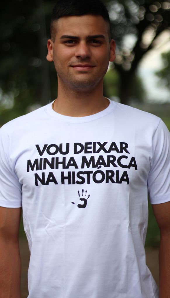 Camiseta - "MARCA NA HISTÓRIA"