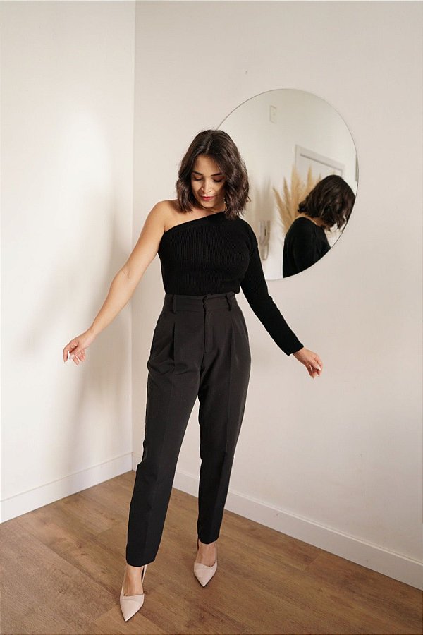 Blusa Tricot Tinder Ombro Só