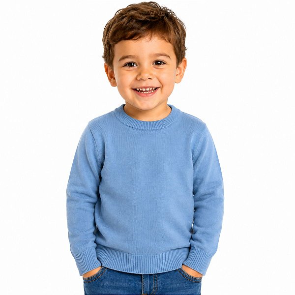 Blusa Infantil Soft Azul