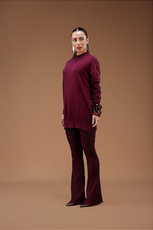 Blusa Alongada Square