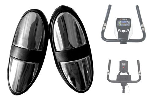 Par De Handgrip Sensor De Batimentos Cardíacos Ergometrica