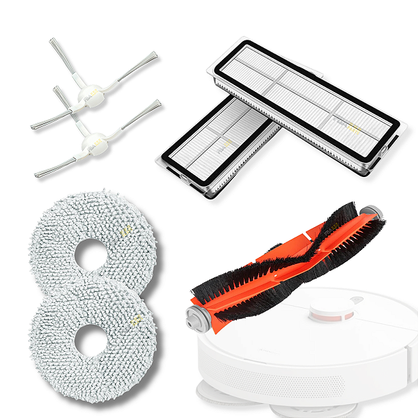 Kit Peças Substituição Aspirador Robô Xiaomi X10+ X10 Plus