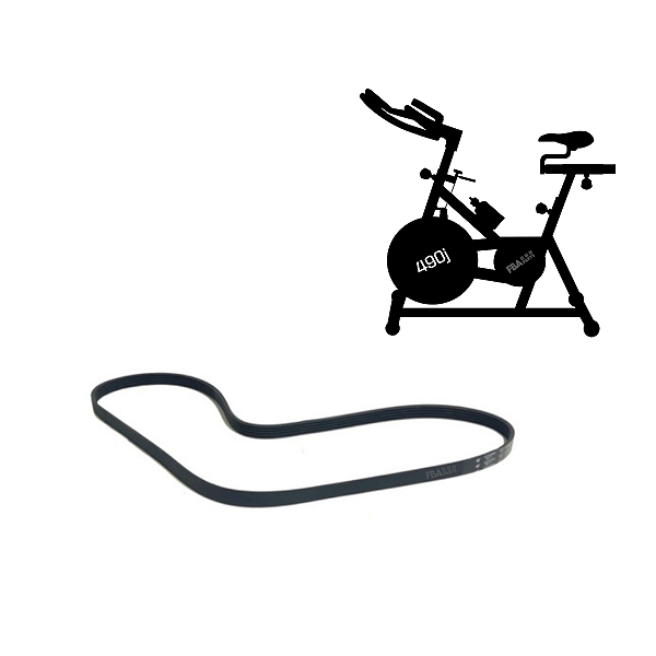 Correia Para Bicicleta Ergométrica Spinning 490j 1257 mm