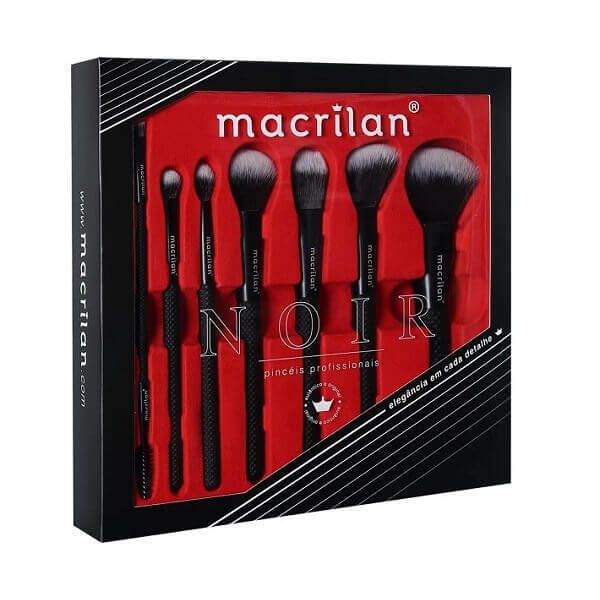 Kit de pincéis profissionais Noir - Macrilan