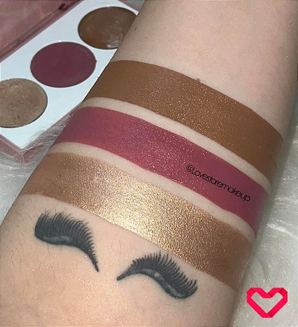 Paleta Natural Face Poppy Nath Capelo Love Store Makeup A Sua 