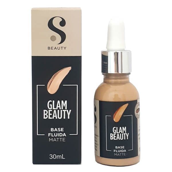 Base fluida Matte Glam Beauty - Suelen Makeup