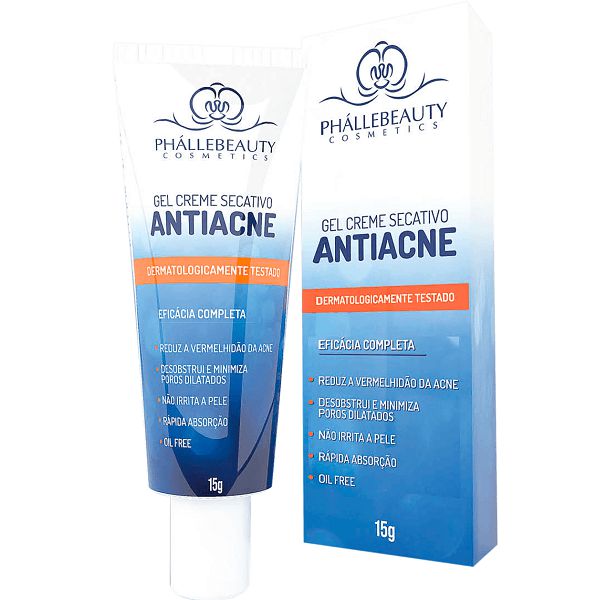 Gel creme secativo Antiacne - Phallebeauty