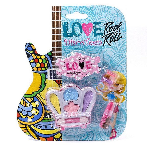 Estojo infantil Rock n' Roll - Disco Teen - Love Store Make Up - A sua Loja  de Maquiagem Online