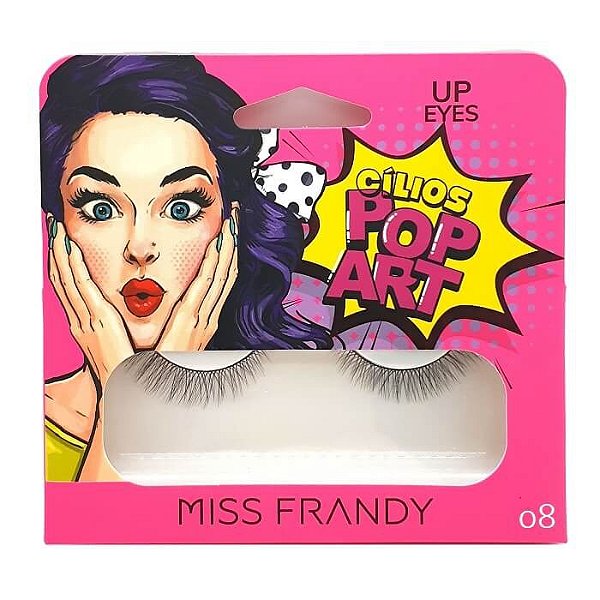 Par de cílios postiços Pop Art 08 - Miss Frandy