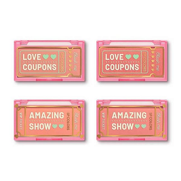 Blush compacto I Love Coupons - SP Colors