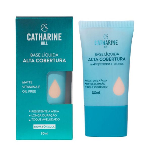 Base líquida Alta Cobertura Catharine Hill - Love Store Makeup - A sua Loja  de Maquiagem Online