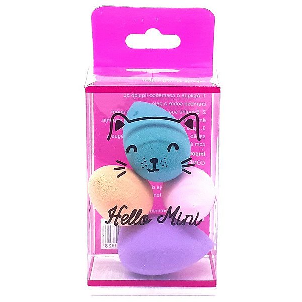 Kit mini esponjas em gota - Hello Mini