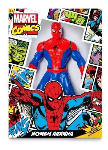 Boneco Homem Aranha Spider Man Marvel Comics Vingadores