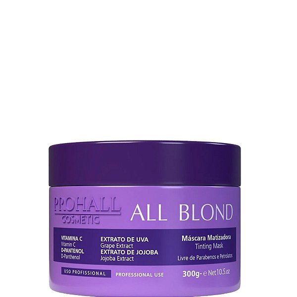 Prohall Máscara Matizadora e Nutritiva All Blond 300g