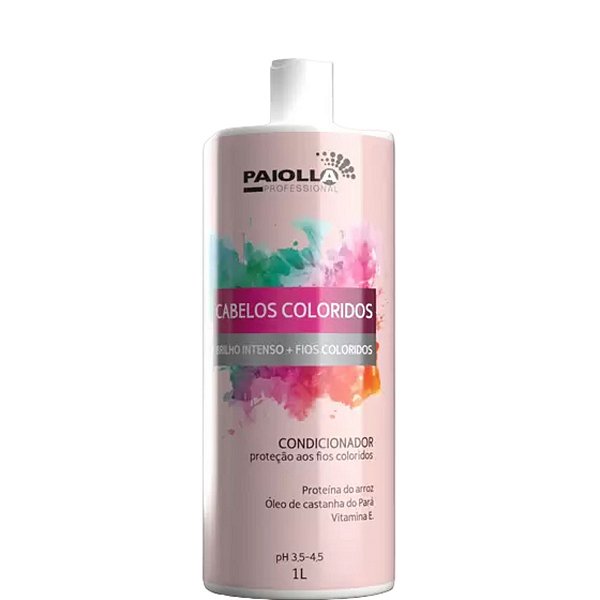 Paiolla Condicionador de Tratamento para Cabelos Coloridos 1L