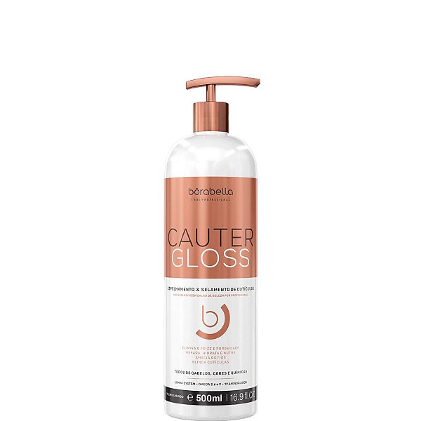 Borabella Cauter Gloss Espelhamento E Selagem de Cutículas 500ml