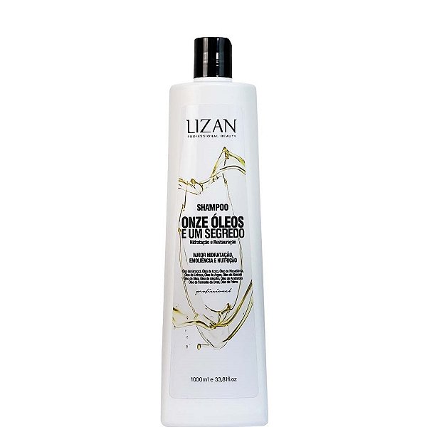 Lizan Shampoo Onze Óleos e Um Segredo 1 Litro