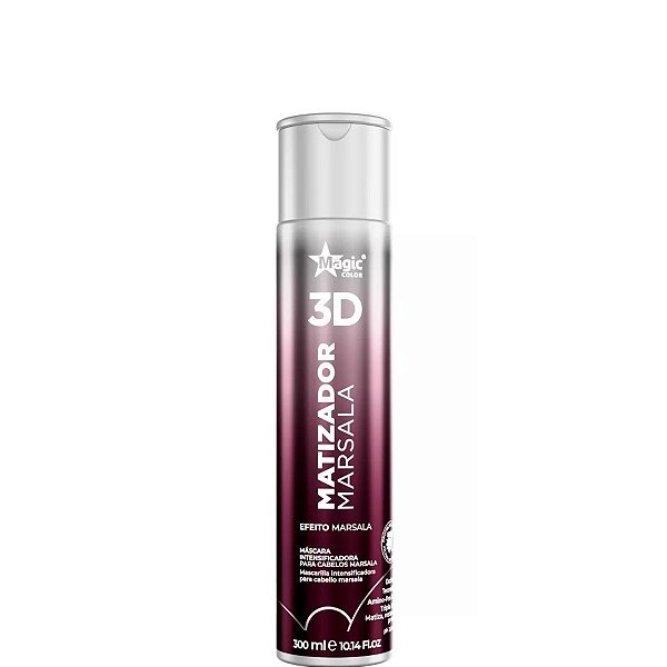 Magic Color Gloss Matizador 3D Efeito Marsala Intenso 300ml