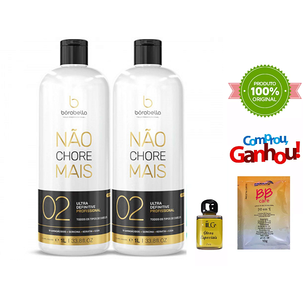 Progressiva Borabella Não Chore Mais  - 2x1L