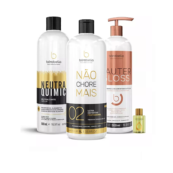 Kit Passo 2 Não Chore Mais 1l + Cautergloss + Neutraquimic