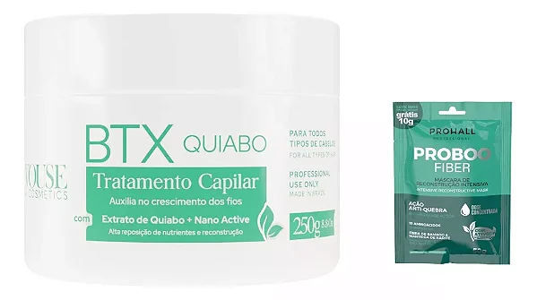 Youse Btx Capilar De Quiabo Tratamento Sem Formol - 250gr