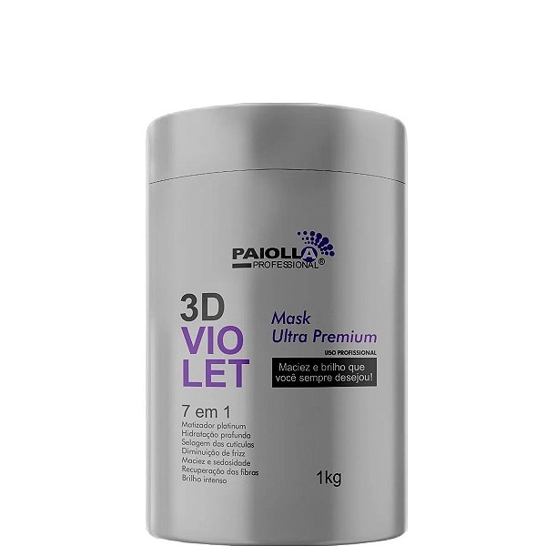 Paiolla Selante 3D Btox Violeta 7 em 1 - 1kg