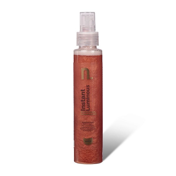 BRUMA FIXADORA INSTANT LUMINOUS GOLD - NINA MAKEUP