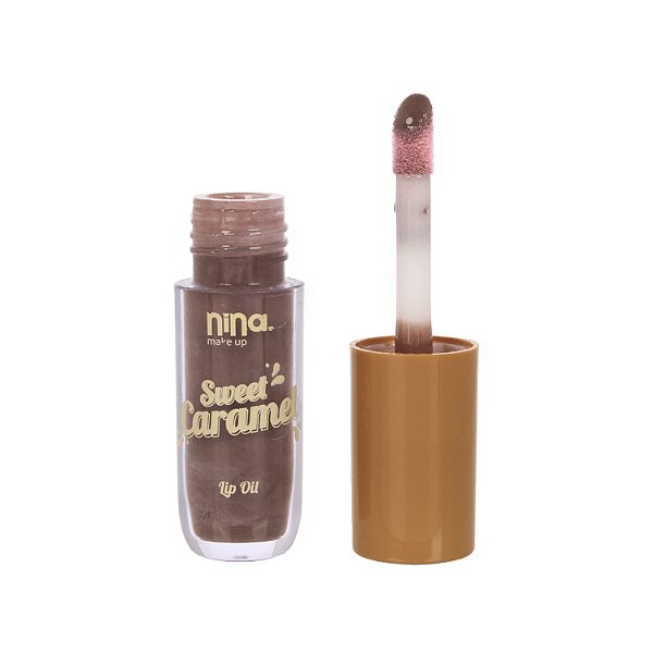 LIP OIL SWEET CARAMEL NIGHT -  NINA MAKEUP