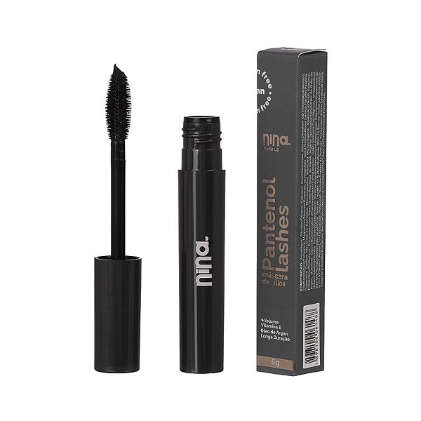 MÁSCARA DE CÍLIOS PANTENOL LASHES VOLUME - NINA MAKEUP