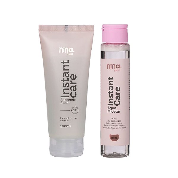 Kit Sabonete Facial Instant Care + Água Micelar