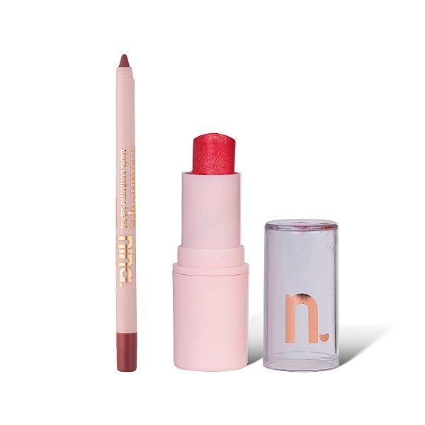 Kit Balm Labial Glow Musa do Rodeio + Lápis Essência