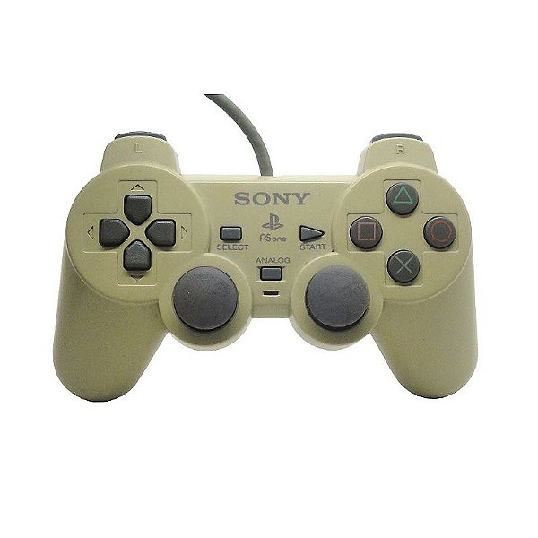 Controle Dualshock Branco - PS1