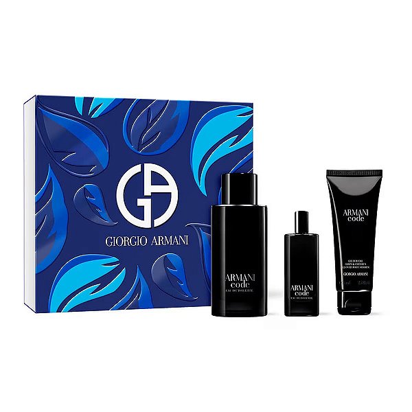 Kit Coffret Armani Code Giorgio Armani Eau de Toilette 125ml Perfume Masculino