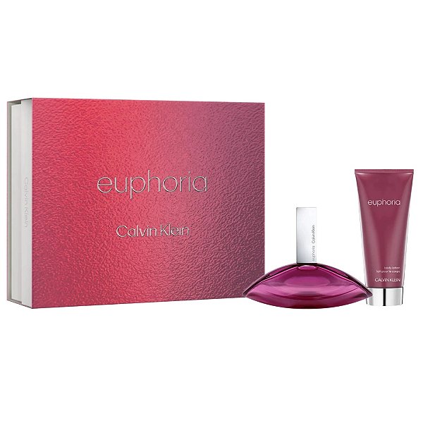 Conjunto Euphoria for Women Calvin Klein Eau de Parfum 100ml + Loção Corporal 100ml