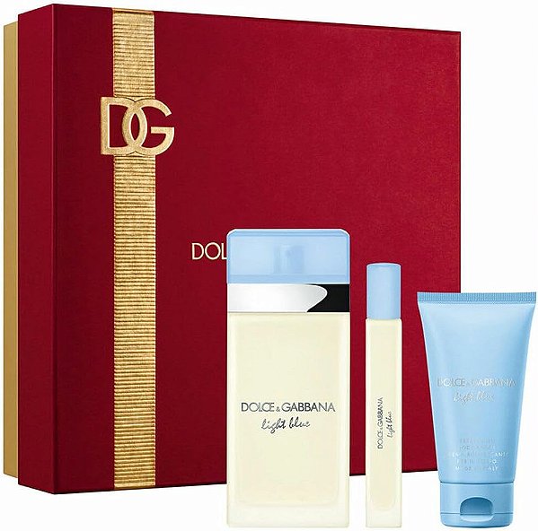 Conjunto Light Blue Dolce & Gabbana Eau de Toilette Perfume Feminino