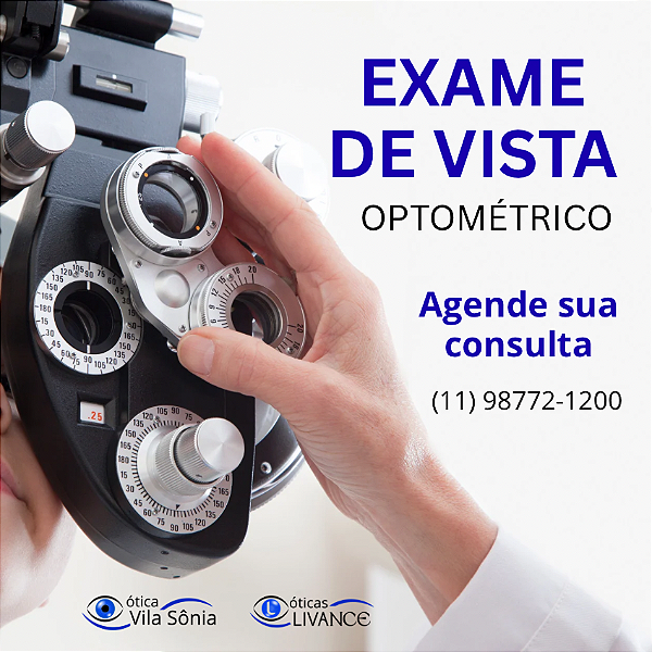EXAME DE VISTA • OPTOMÉTRICO