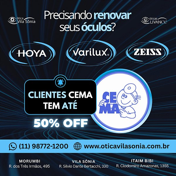 Desconto Exclusivo Cema