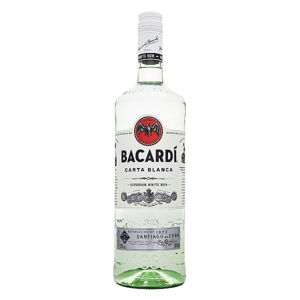 Rum Bacardi Superior Carta Blanca 980ml - Espaço Prime 