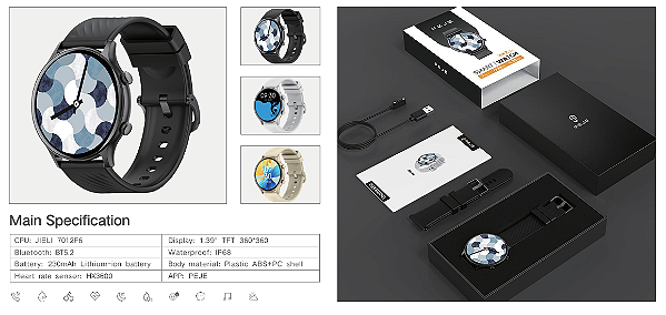 Relogio Smartwatch ZW04