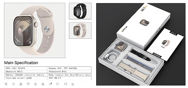 Relogio Smartwatch WS9