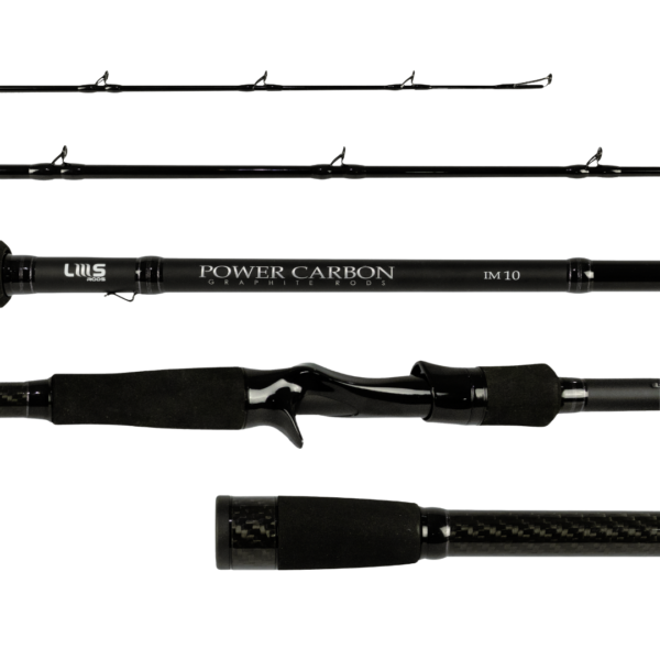 Vara Lumis Power Carbon Black Smoke 2.40m-50lb Carretilha