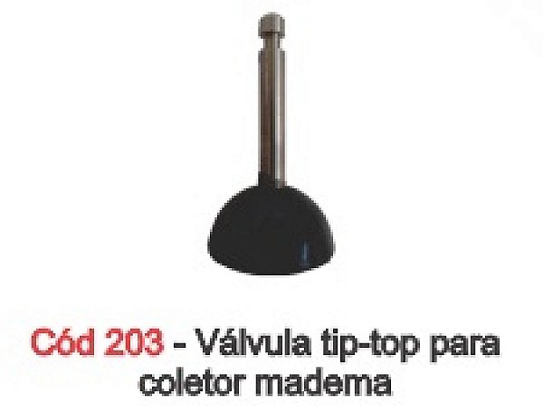 VALVULA TIP TOP COLETOR MADEMA