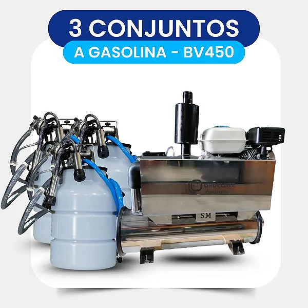 ORDELEITE 4G BV450 COM MOTOR A GASOLINA C/ 3 CONJUNTOS