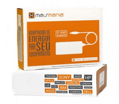 FONTE PARA NOTEBOOK 19.5V 2.05A 4.0 X 1.7 HP/COMPAC MM643 MAIS MANIA