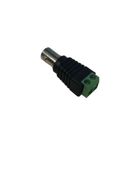 CONECTOR BNC FEMEA COM BORNE DE ALIMENTACAO