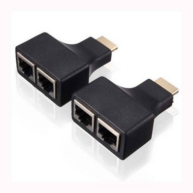EXTENSOR HDMI 3D 30 METROS VIA CABO DE REDE UTP CAT5E/6