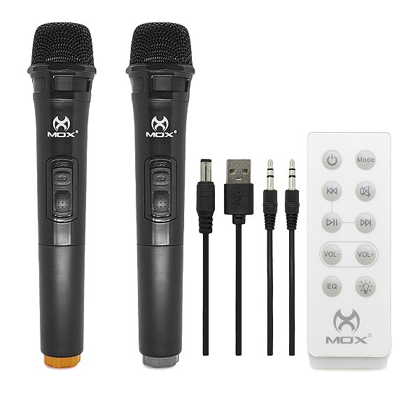 CAIXA DE SOM AMPLIFICADA TROLLEY 10000W PMPO MOX MO-TS1545